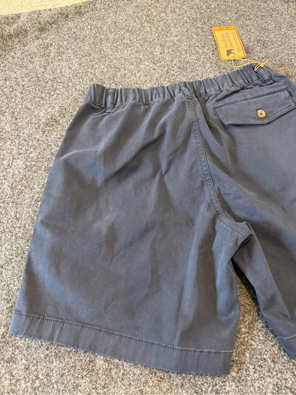 Bear Bottom Clothing Shorts Men’s Khaki Black Stretch 7 Inseam Chino Preppy M
